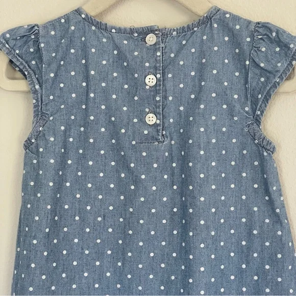 Carter's Blue Polka Dot Blouse for Girls - Picture 2 of 6